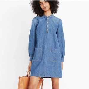 Madewell Long sleeve denim dress